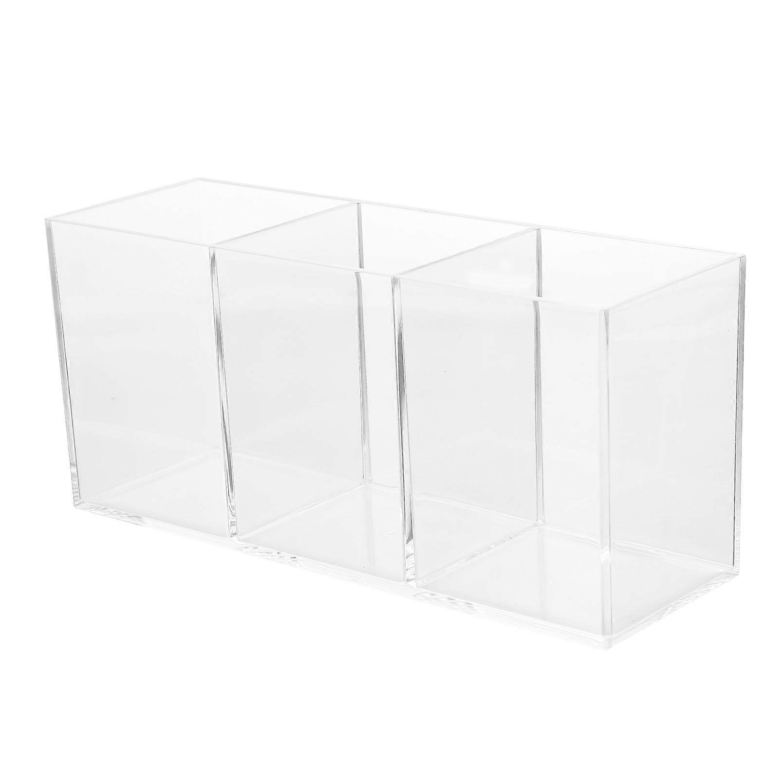 Multifunctional Storage Holder Acrylic Transparent for Storage Use 2Pcs