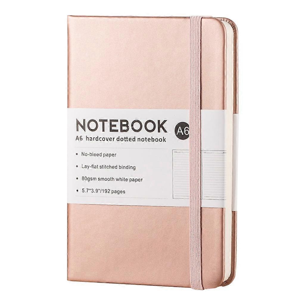 PU Notebook Business Notepad Journal with Elastic Strap Closure Pen Slot