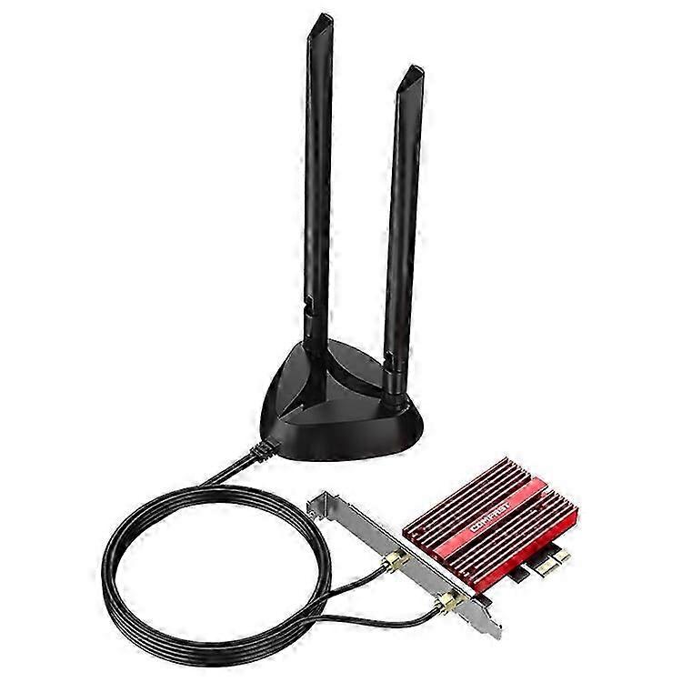 COMFAST CF-AX210 PLUS 5374Mbps Tri-bande + Bluetooth 5.2 Wireless WiFiCarte réseau PCI-E