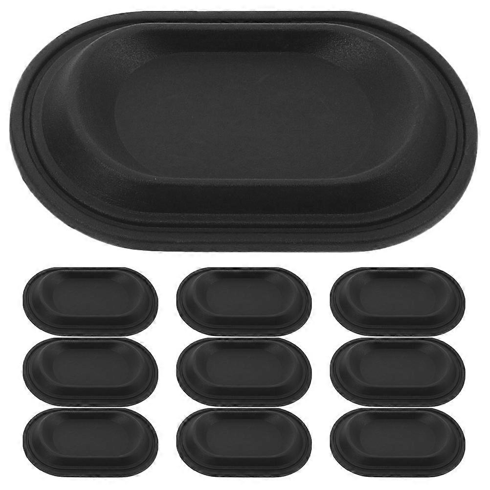 Luggage Feet Plastic Replacement Pads for Stable Support 10Pcs Black