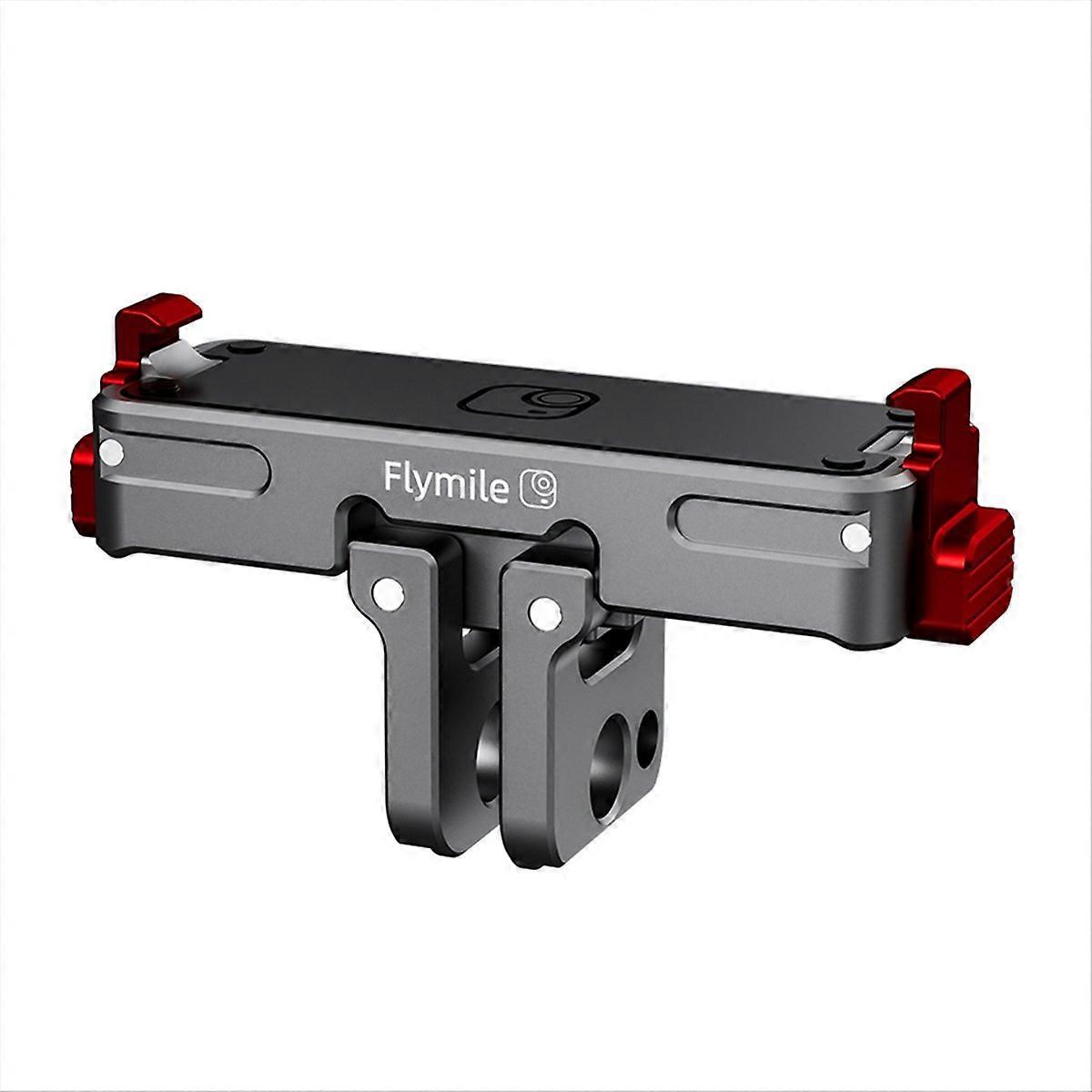 Flymile Magnetic Quick Release Mount for Insta360 Go Ultra Action Camera Selfie Stick Tripod Adapter