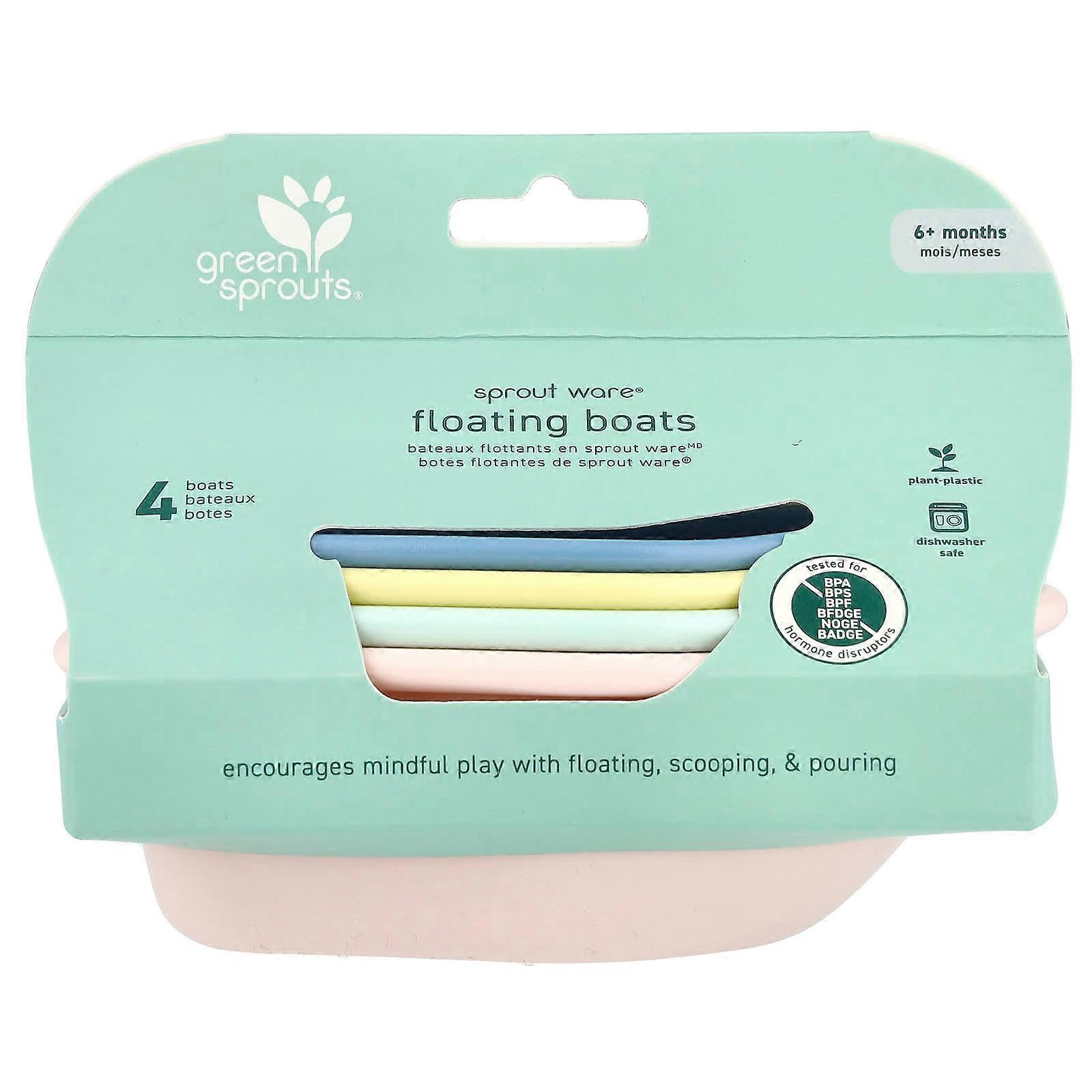 Sprout Ware¬Æ Floating Boats, 6+ Months, Multicolor, 4 Boats