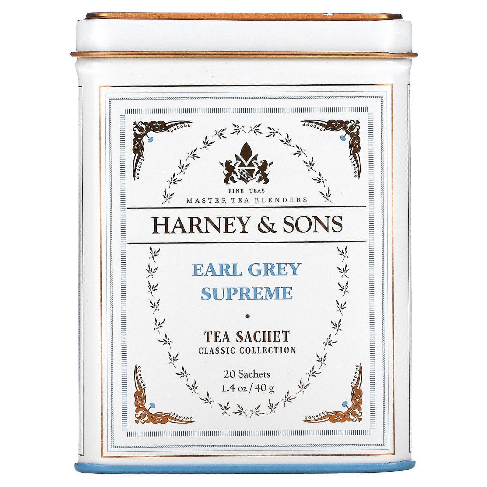 Fine Teas, Earl Grey Supreme, 20 Sachets, 1.4 oz (40 g)