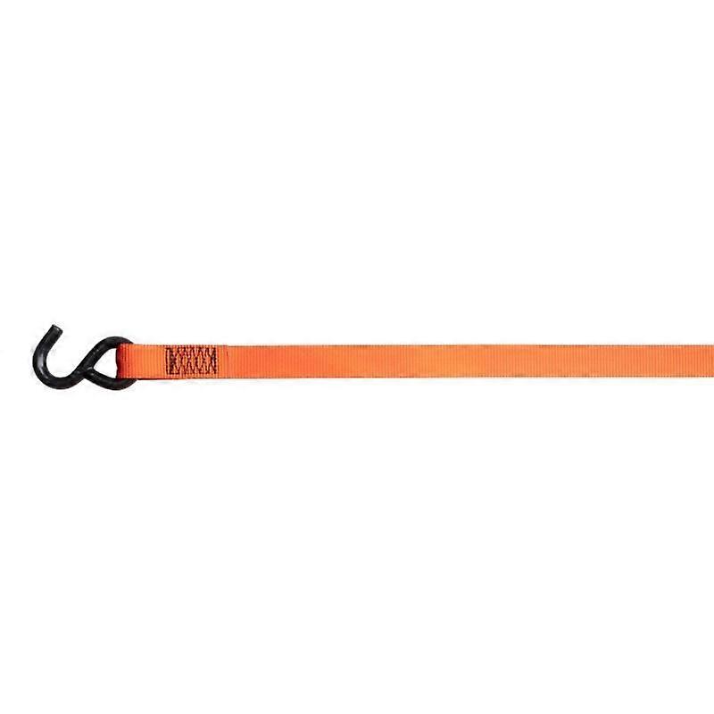 Tie Down Ratchet Strap and Hooks 350kg 5m Nylon for Securing Loads Orange