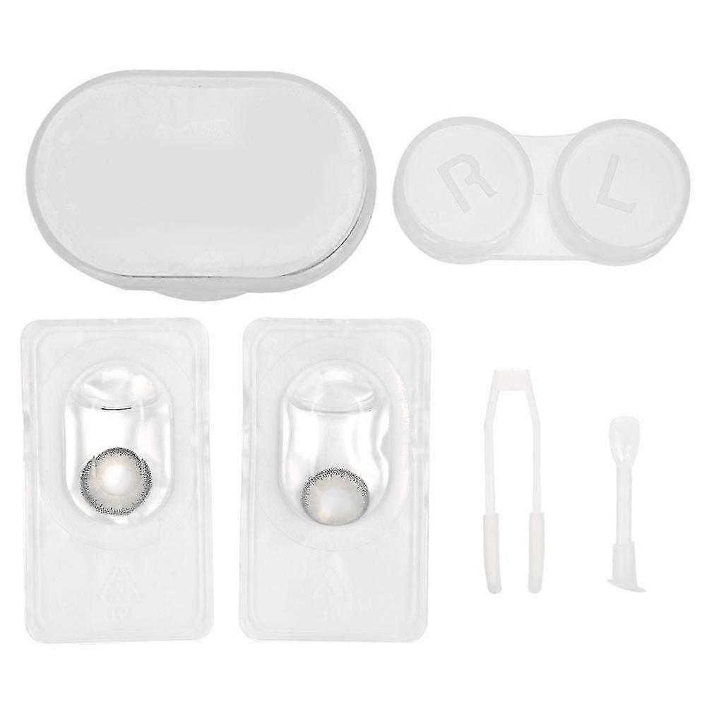 Colored Contact Lenses - Gray 14.00mm, Portable and Comcompatible withtable Eye Makeup Tool