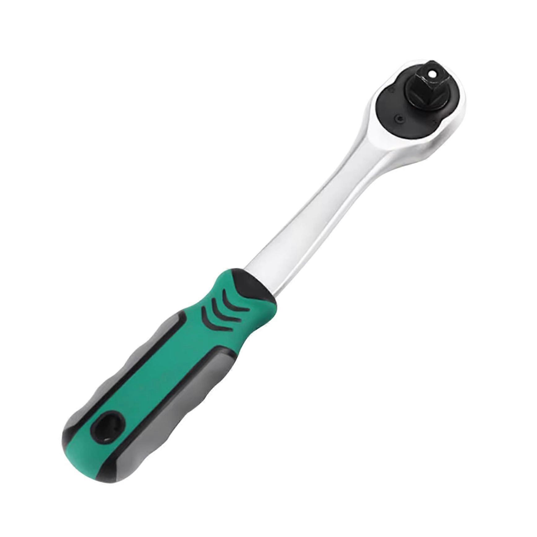 Vanadium Steel Drive Ratchet Wrench With Quick Release Reversible Socket Spanner For Automotive
