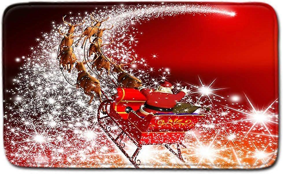 Flanellsklisikker julematte (SD106, 40*60)