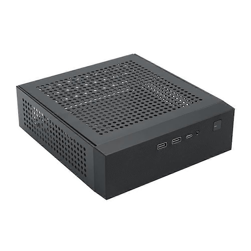 HTPC Single Unit Host DC Power Supply Industrial Control Chassis For Home Desktop PC Case