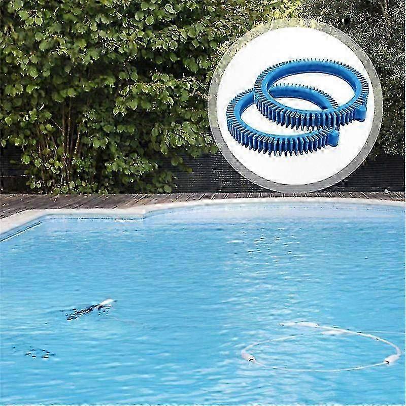 2Pcs Blue Front Tire Replacement Kit for Hayward Phoenix Pool Cleaner, Compatible with Pool Vacuum Accessories