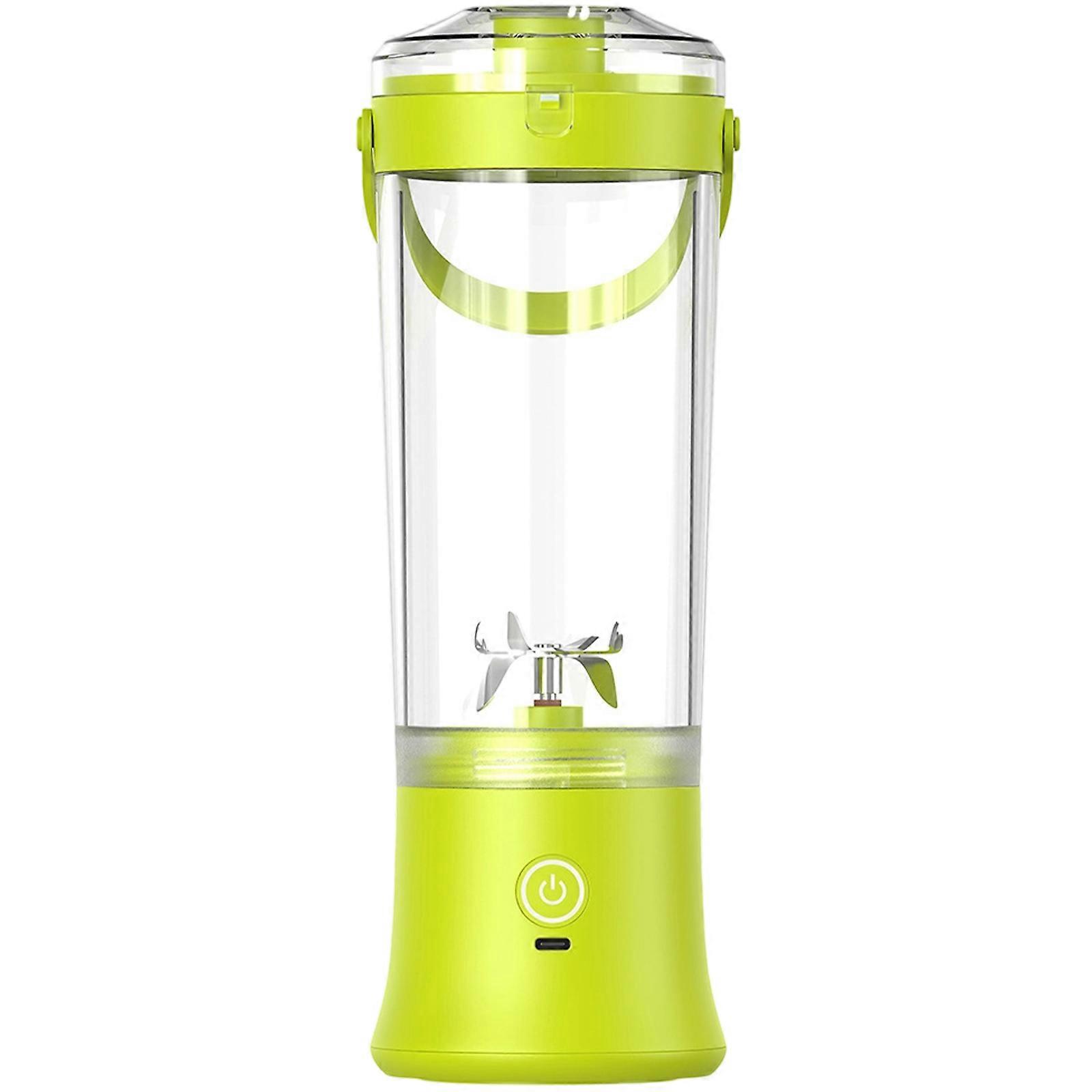 Practical Plastic Juicer Machine with Detachable Parts Easy Cleaning Juicing Tool Travel Juices Maker Plastic Texture  Yellow