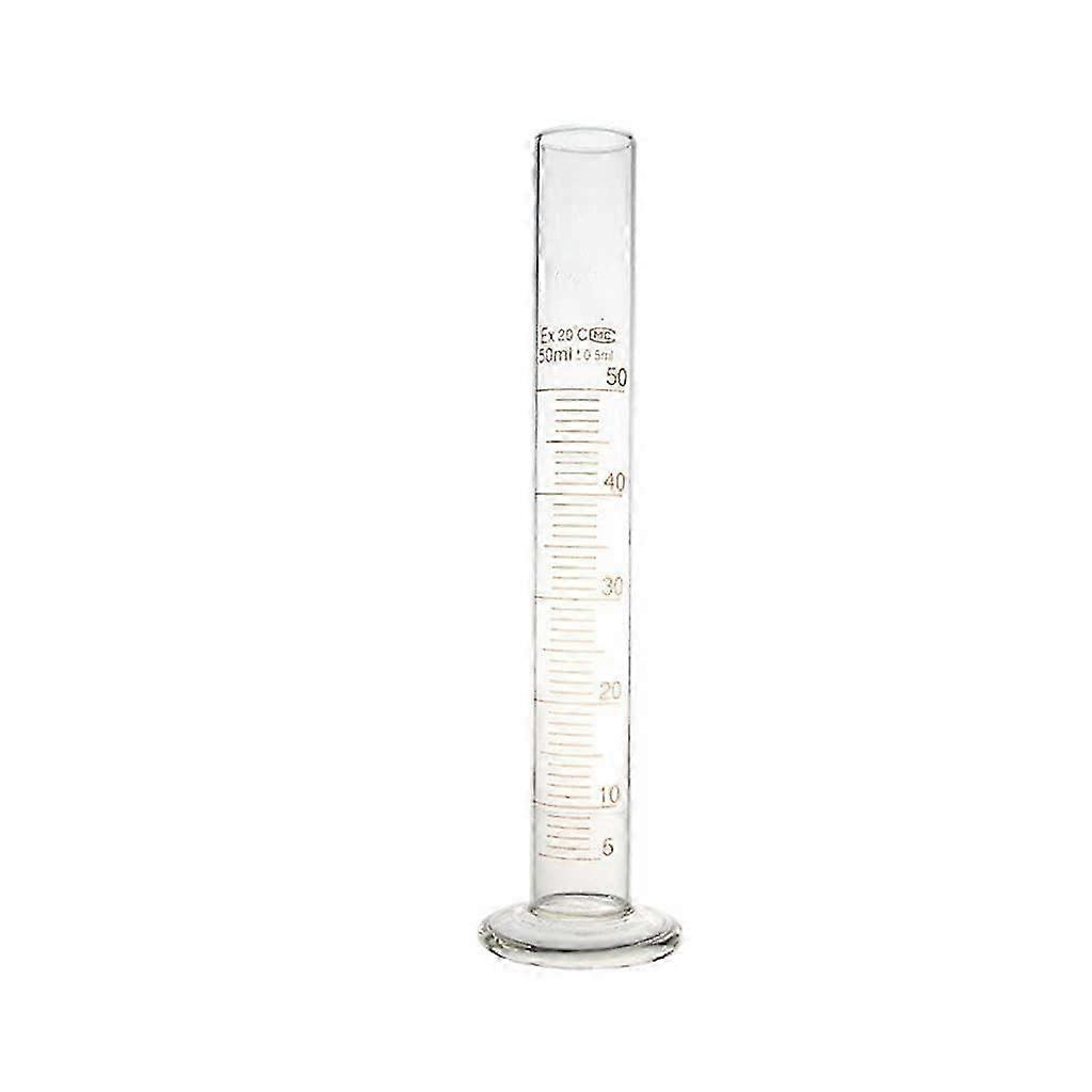 Glass Measuring Cylinder with Clear Scale Measuring Cylinder Measuring Cylinder Scale 5/10/25/50ml 50 Ml