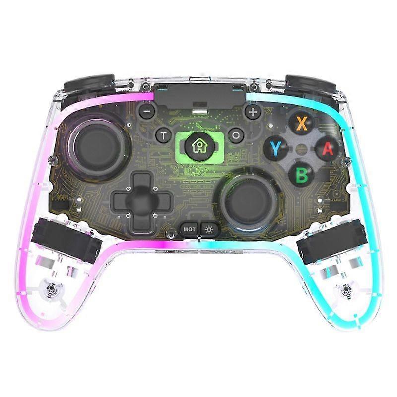 Clear Joy Pad  Pro Controller Adjustable LED By APP for