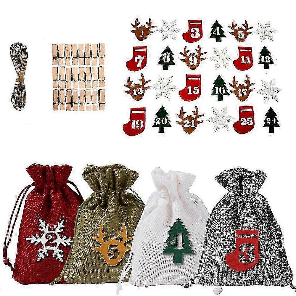 Diy Advent Calendar Hanging Packaging String