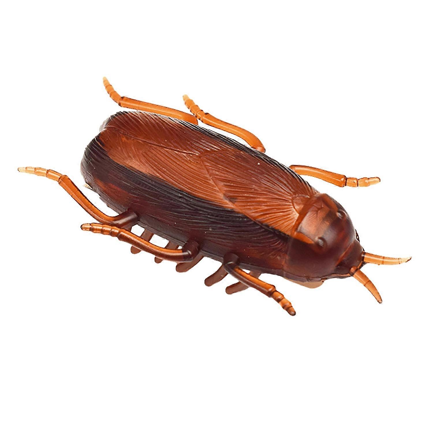 Electronic Roach Toy Plastic Battery Powered Vibrating Funny High Simulation False Cockroach Toy