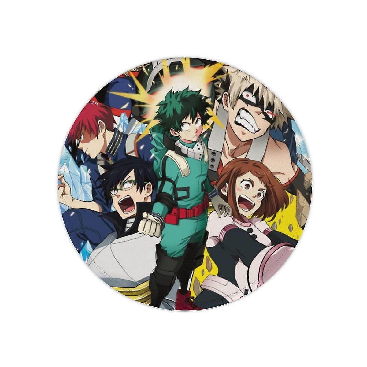 My Hero Academia Round mouse pad animation desk mat entertainment computer desk mat