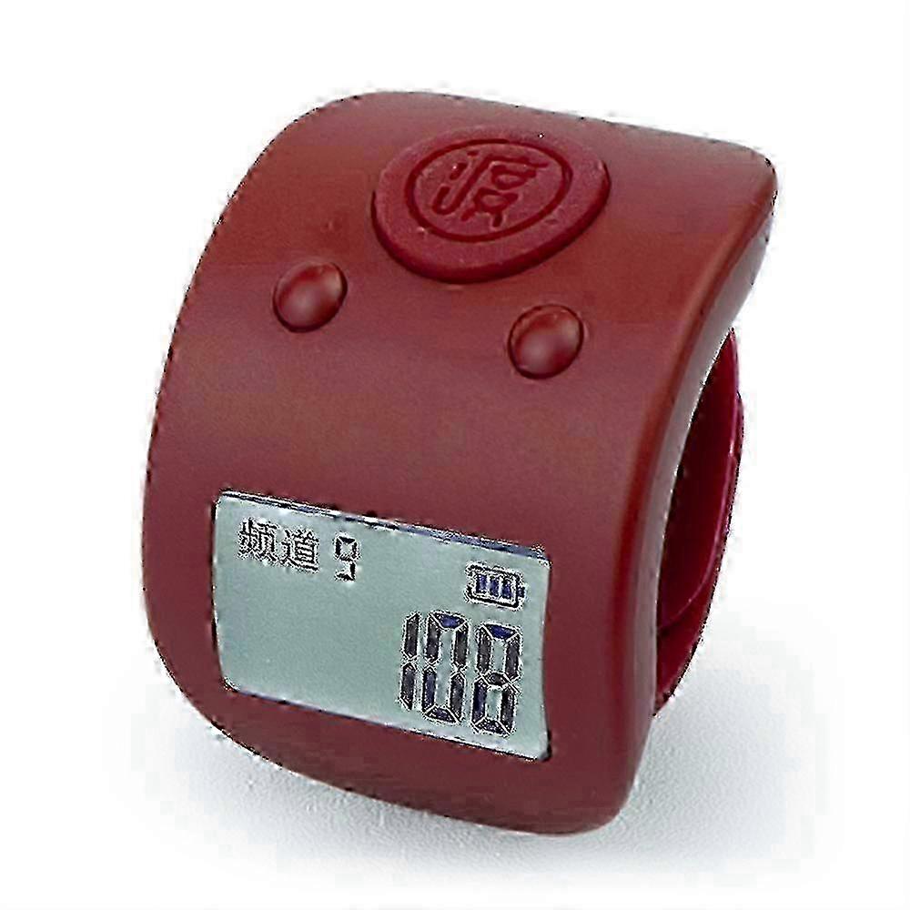Rechargeable Finger Counter with IPX8 Waterproof & Silent 6 Channel Digital Tasbih Function for Prayer - 2025 Model