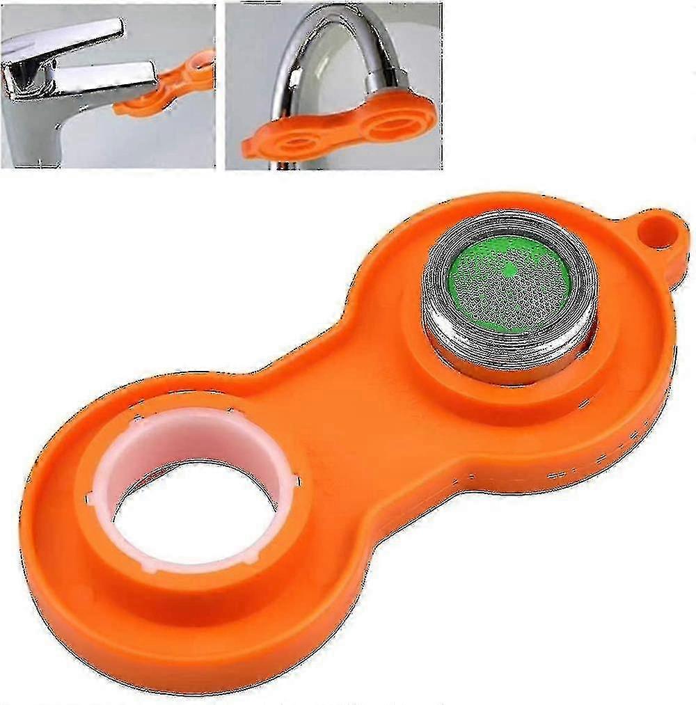 Set Of 10 M24 Aerators For Tap With Abs Filter, 1 Key, 10 Tap Pads