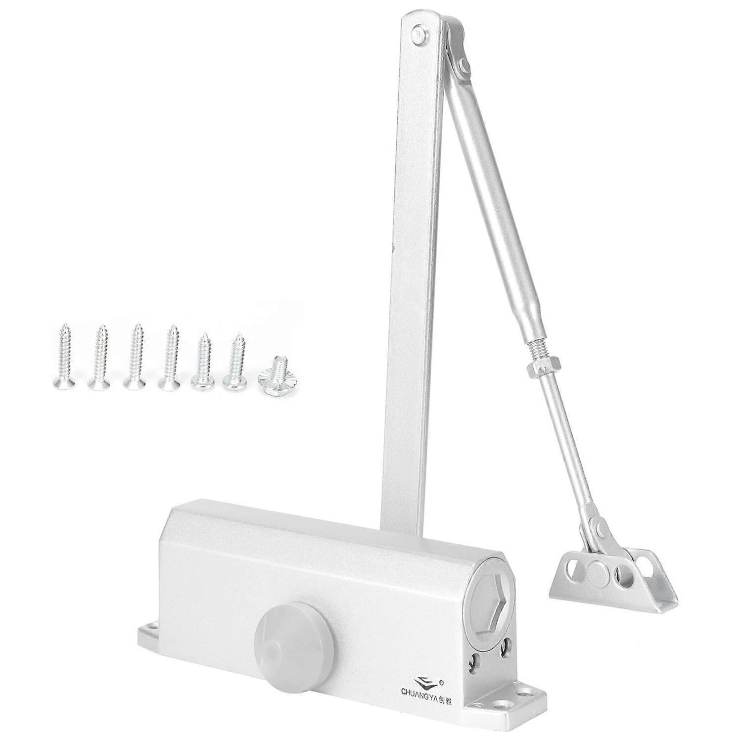 Door Closers Hydraulic Buffer Door Stopper Automatic 180 Degrees Positioning Door Closer85KG Load Be