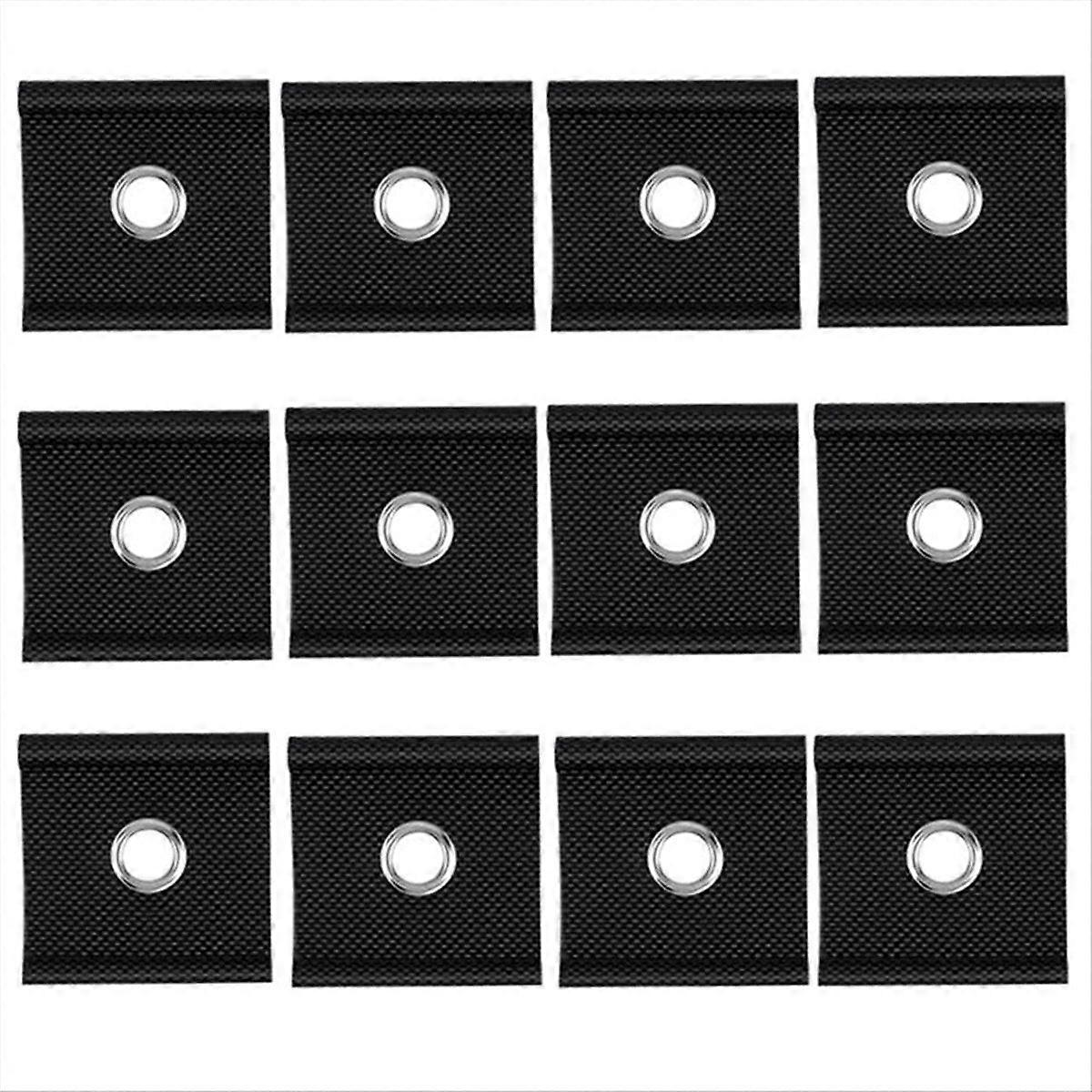 12pcs RV Canopy Hook Camping Awning Hooks Clips RV Tent Hangers Light Hangers with Holes for Carava