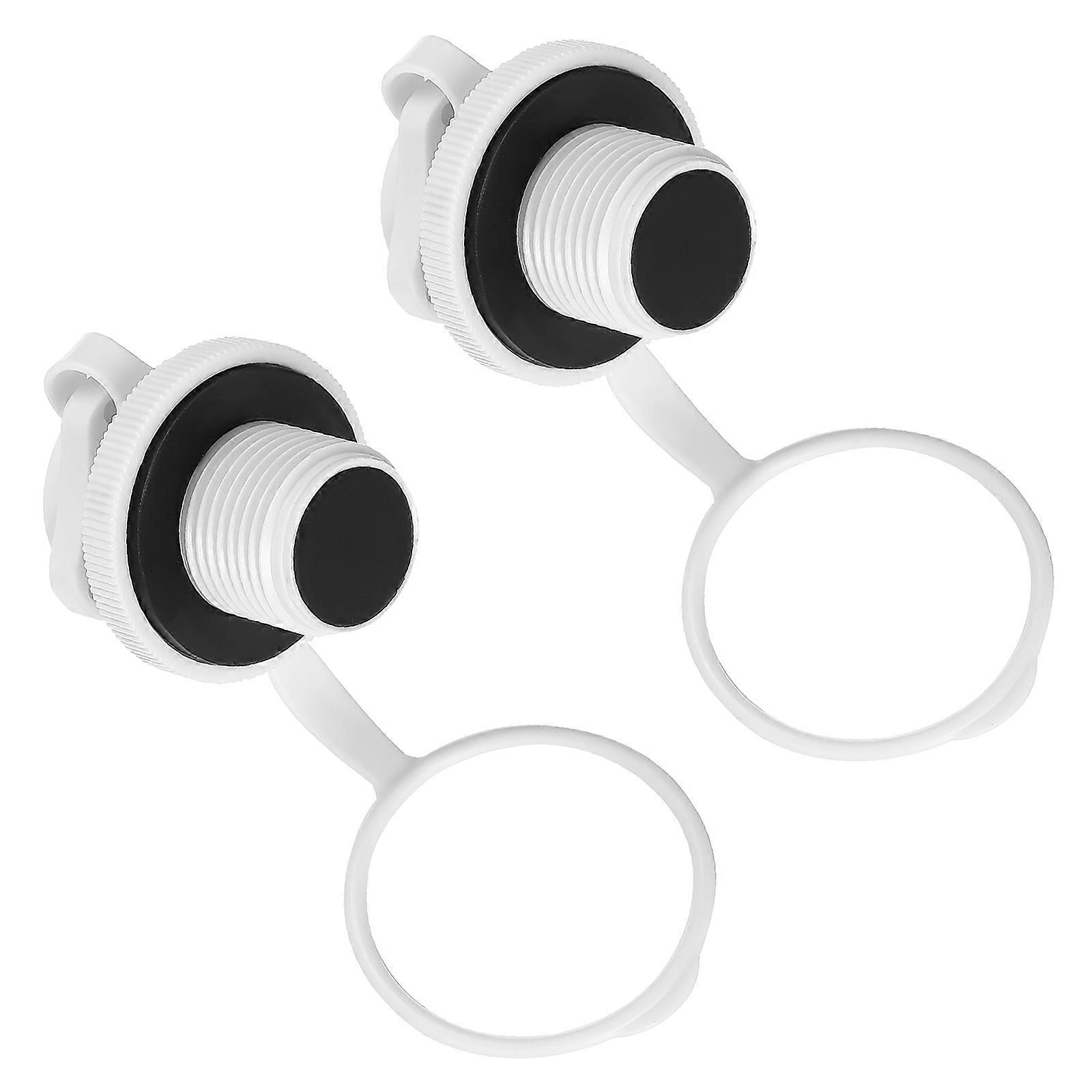 Boat Air Valves Screw Plug Replacement 2Pcs for Kayak Inflatable Use