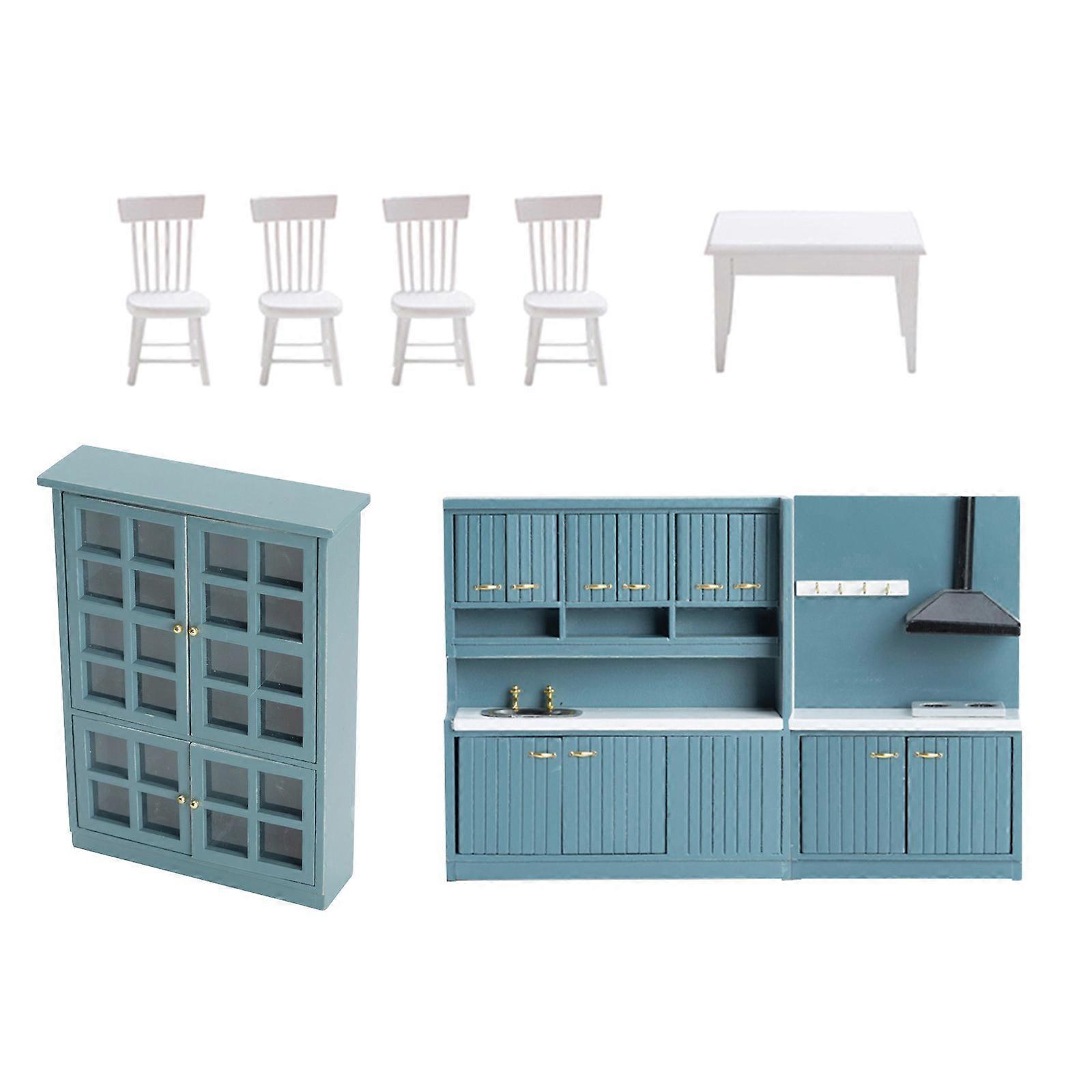 Participatory Family Pretend Kitchen Toy 7 Divisions Oaken Model Building Set For Kids Parent Child Connection Time Multicolor