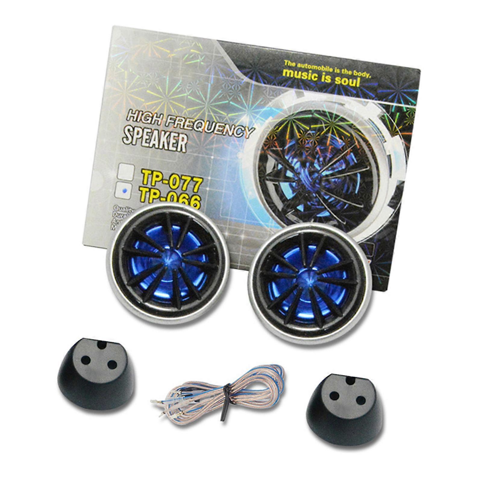 2pcs Car Horn Dome Tweeter 150W Audios Speaker Loudspeaker Stereo Treble Speaker for Car Audios System Modified Tweeter Multicolor