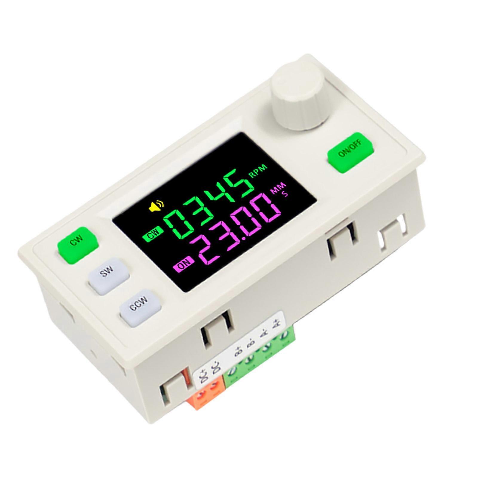 2 Phase Stepper Motor Driver Module 38mm LCD Display Preset Operation Mode For 42 57 Motors Industrial Controls System Multicolor