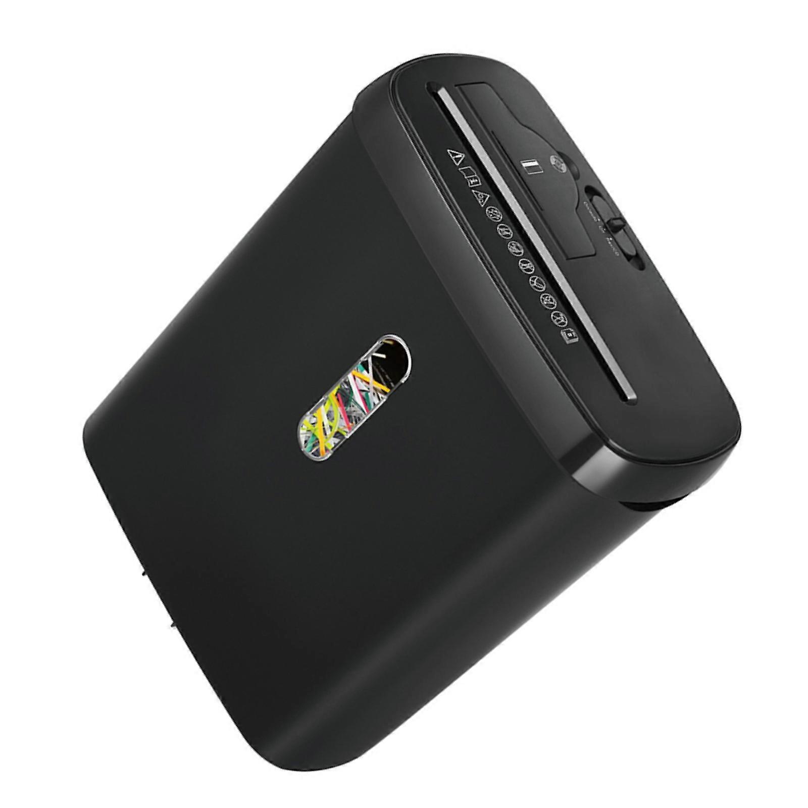 Portable 8 Sheet 12L Electric Paper Shredder Paper Cutting Tool for Office Home Use Document Destroyer Machine Multicolor