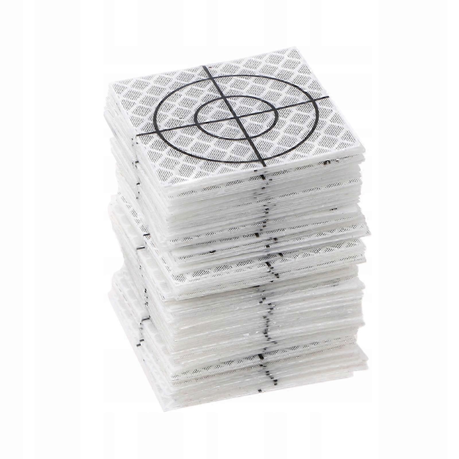 100 Pieces Reflective Adhesive Target Sheets Reflective Tape Target 3cmx3cm