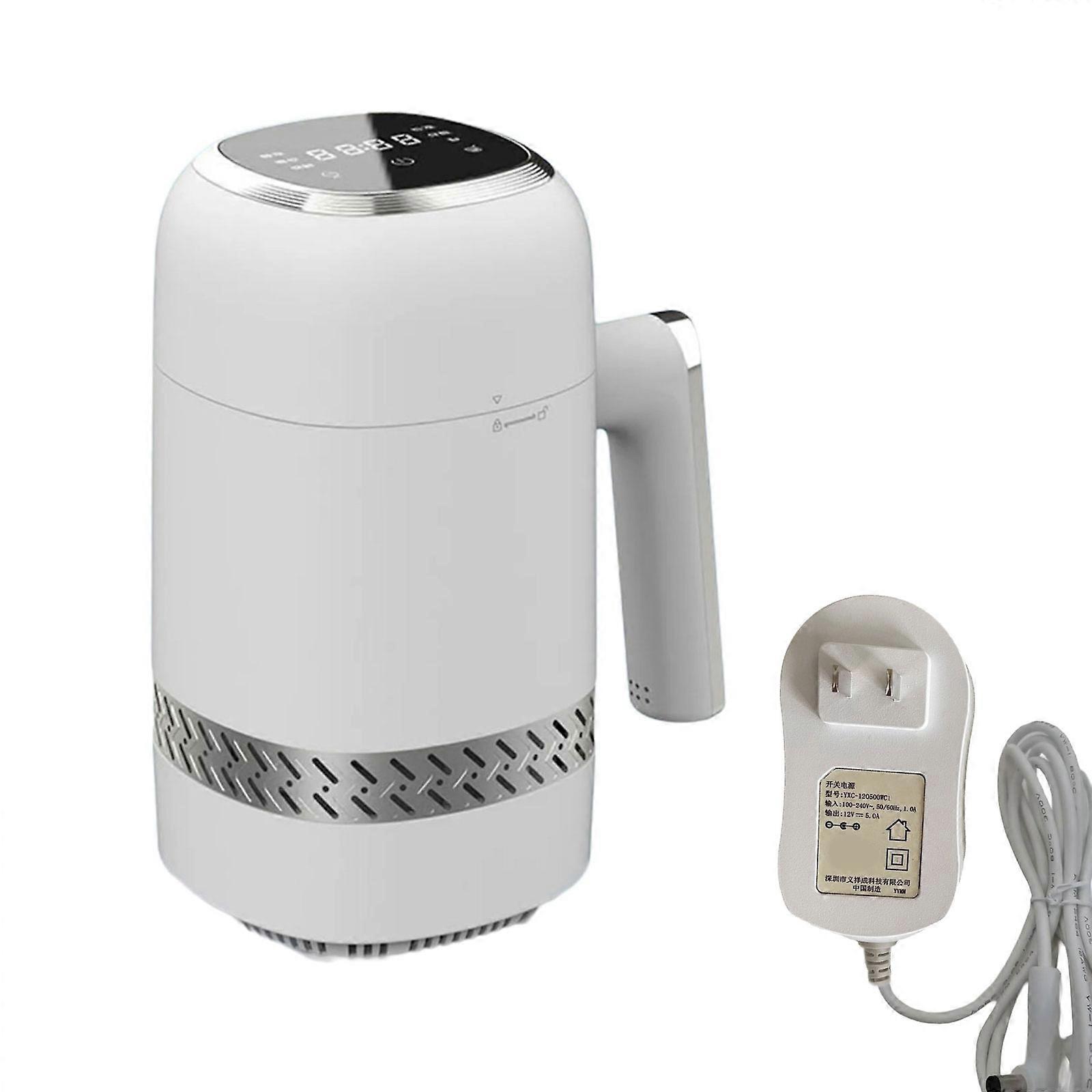 Ice Cream Machine with Semiconductor Cooling Technology 300ml Capacity Automatic Frozens Yogurt Maker with LED Display Multicolor