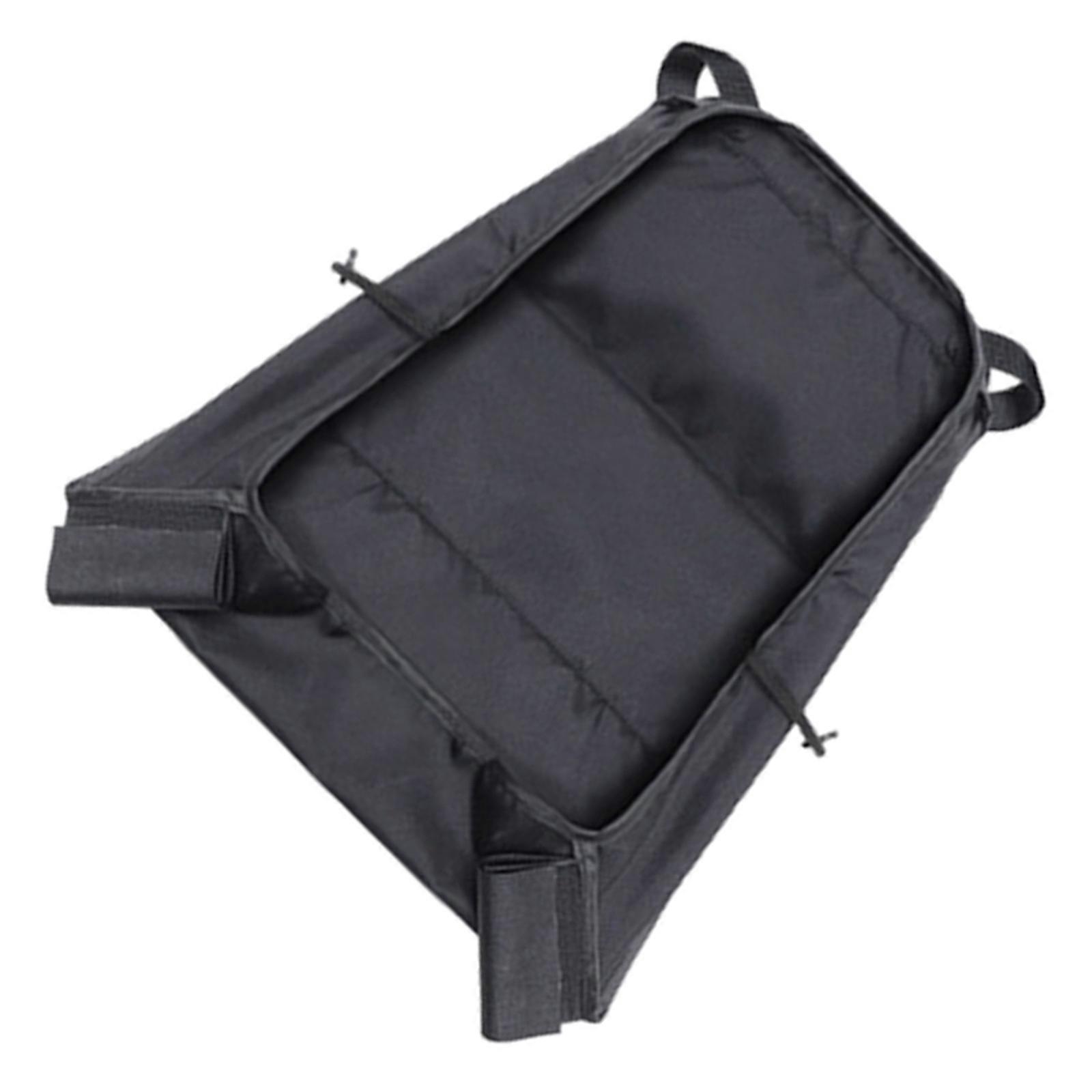 Portable Pram Accessory Bag Hand Under Pram Basket Easy to Install Under Seats Storage Solution Large Capacity  Black