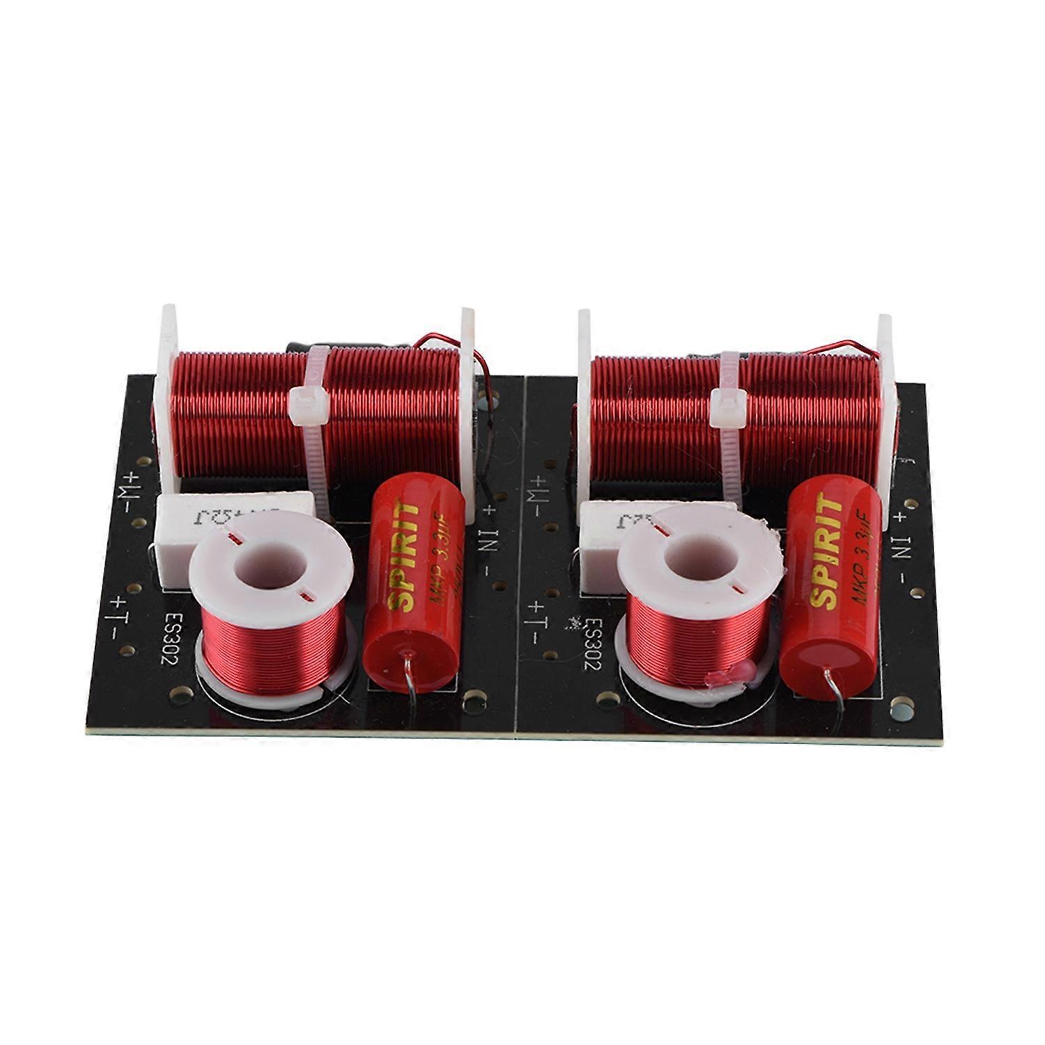 2Pcs Speaker Frequency Divider 2 Way 2 Unit Hi-Fi Sound Filter Audio Module Board