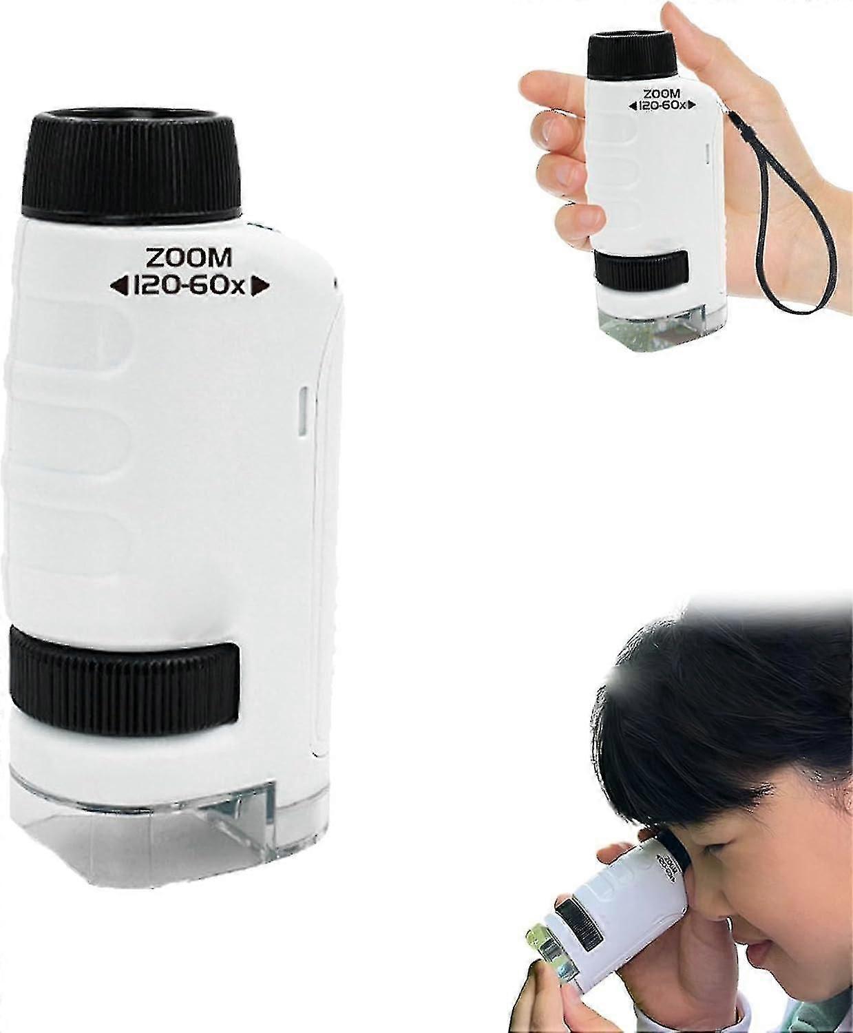Minilabsters Miniscope Kids, Mini Labsters Portable Microscope, The Miniscope, Portable Handheld Pocket Microscope For Scientific Experiment