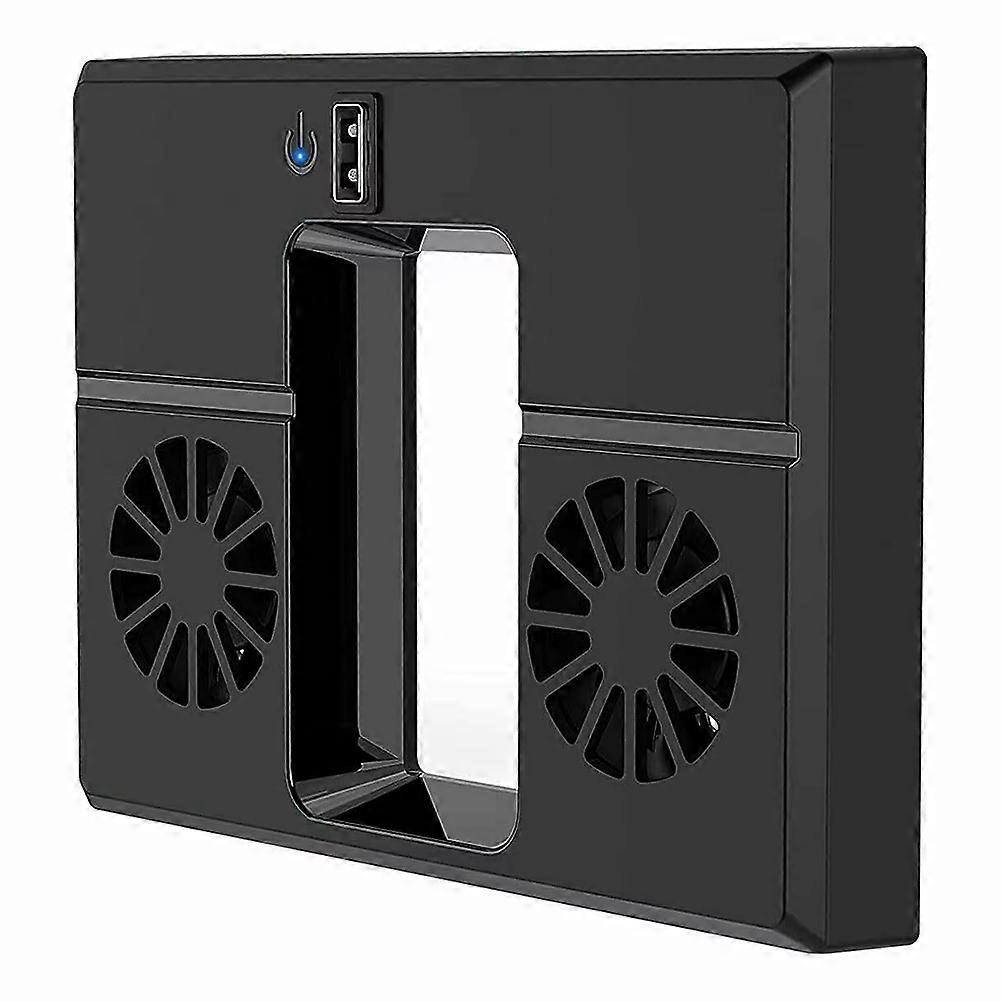 Vertical Stand with Dual Noiseless Cooling Fans USB Cooler Host Side Radiator with Light for Xbox Series X Game Console