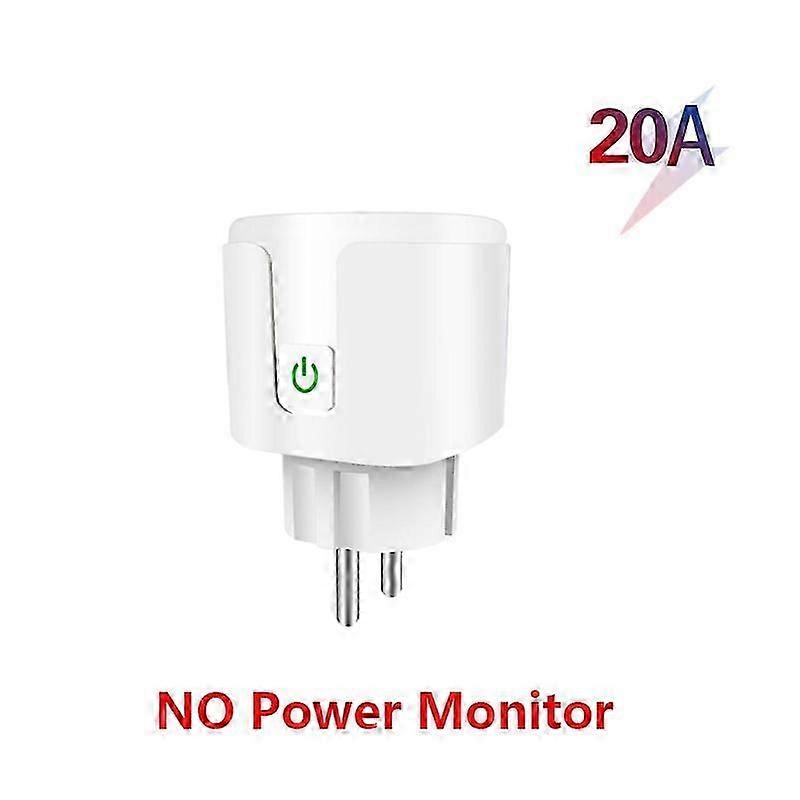Tenky Smart Plug WiFi Socket EU 20A With Power Monitor Timing Function