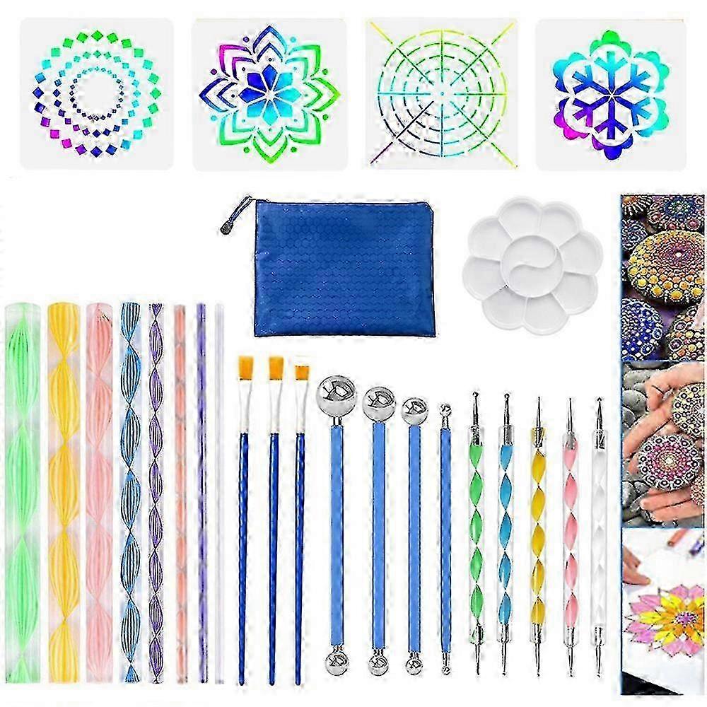e 25 Piece Set Of Datura Stippling Tools Template Set Diy Painting Graffiti Painting Tools Accessory