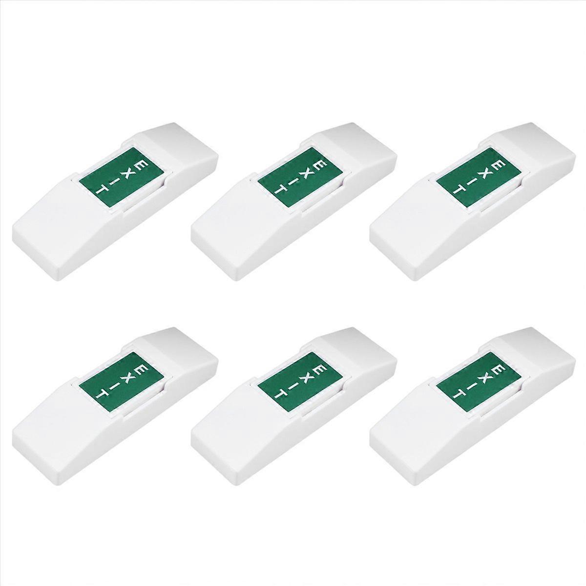 6X Electric Door Emergency Exit Closed Momentary Push Button Switch