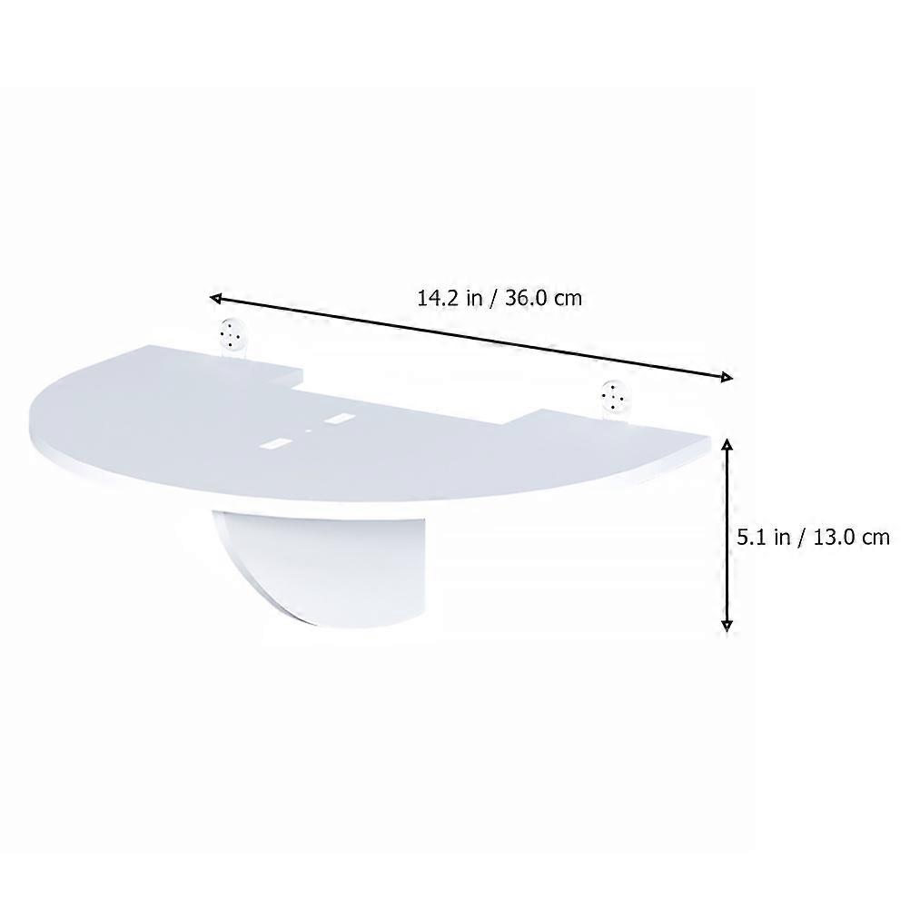 Home Projector Display Shelf Storage Rack for One White Organizer