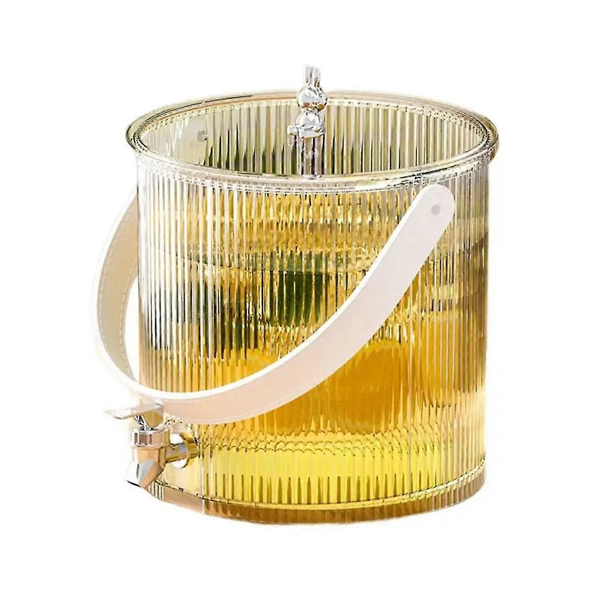 Drink Dispenser for Fridge Refrigerator Drinks Container 3.5L Leakproof Faucet Included Beverage Dispenser for Juice B