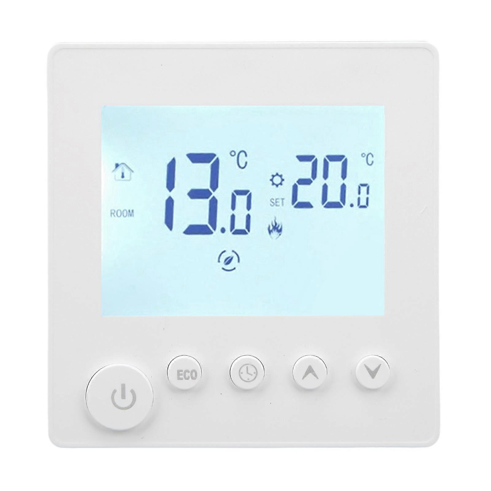 LCD Display Digital Thermostat for European Heating with Timing Temperature Control A