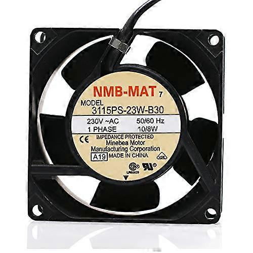 AC Cooling Cabinet Fan 230V 8038 2Wire Double Ball for Efficient Ventilation