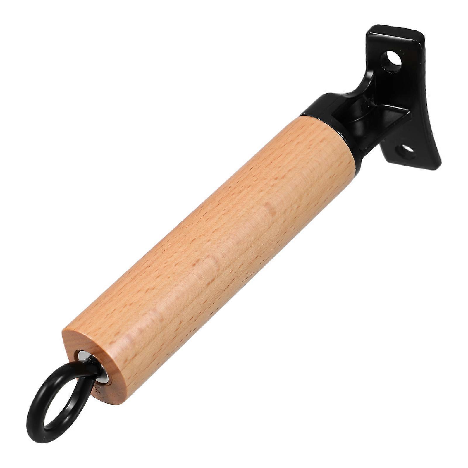 Beige Wooden Pot Handle Replacement for Sauce Pots with Comfortable Grip