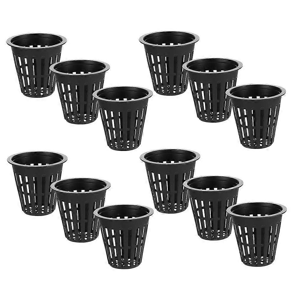 Hydroponics Net Pot 12Pcs Basket for Efficient Soilless Cultivation