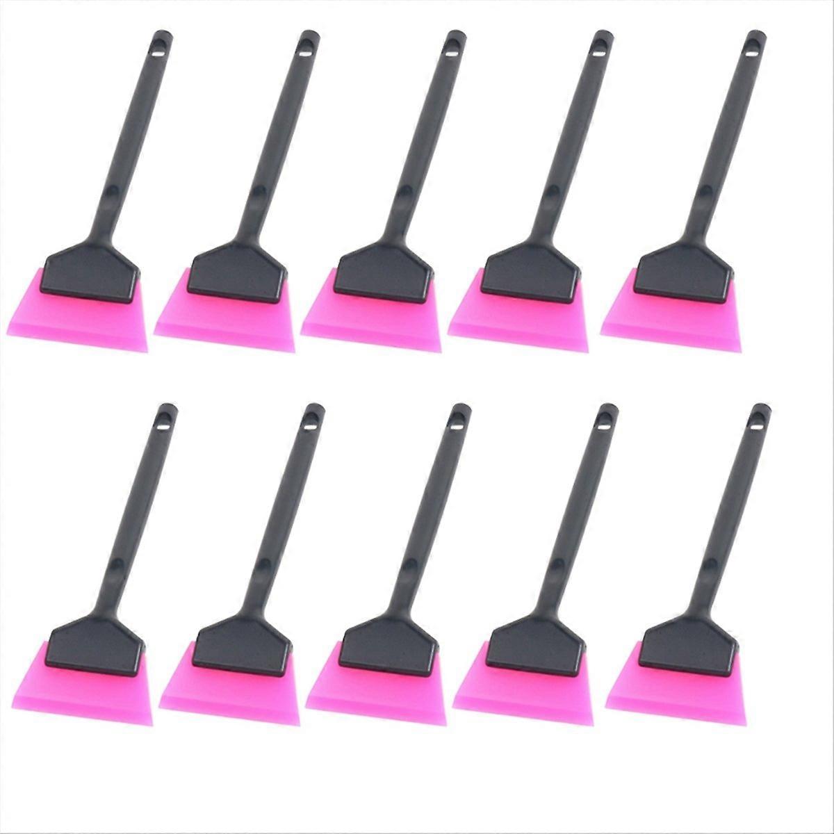 10Pcs Car Short Handle Window Film Scraper Window Cleaning Squeegee