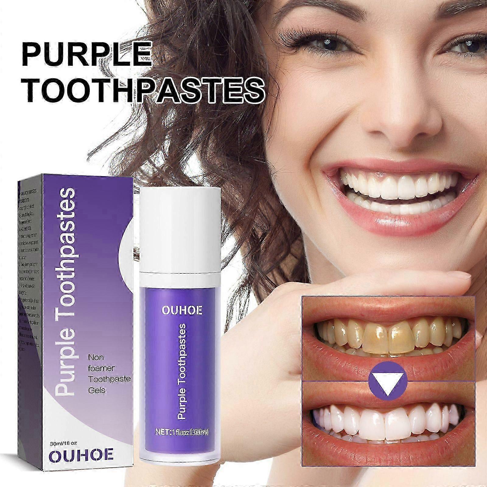 Tooth Whitening Toothpaste, Cleans Stains Care For Gums