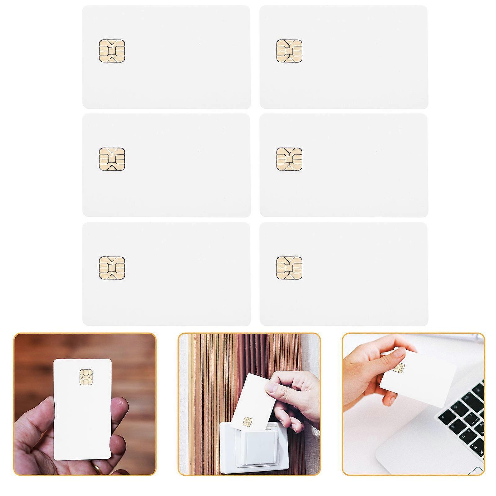 10pcs White Card With Chip IC Card Chip Card For Hotel Access Control System