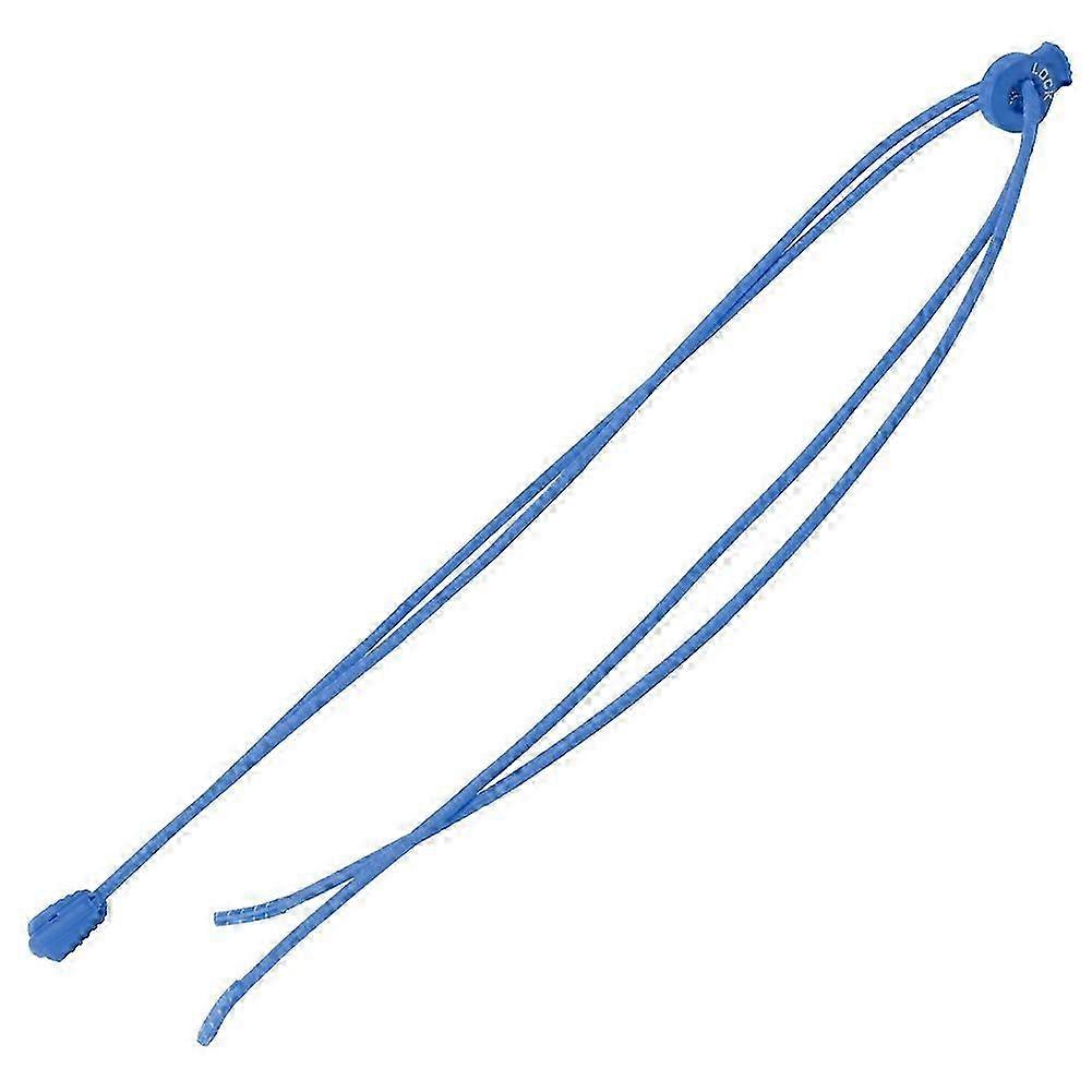 Luminous Glow In Dark Lazy Elastic Shoelaces No Tie Athletic Sport Shoes Laces Strings(Blue)