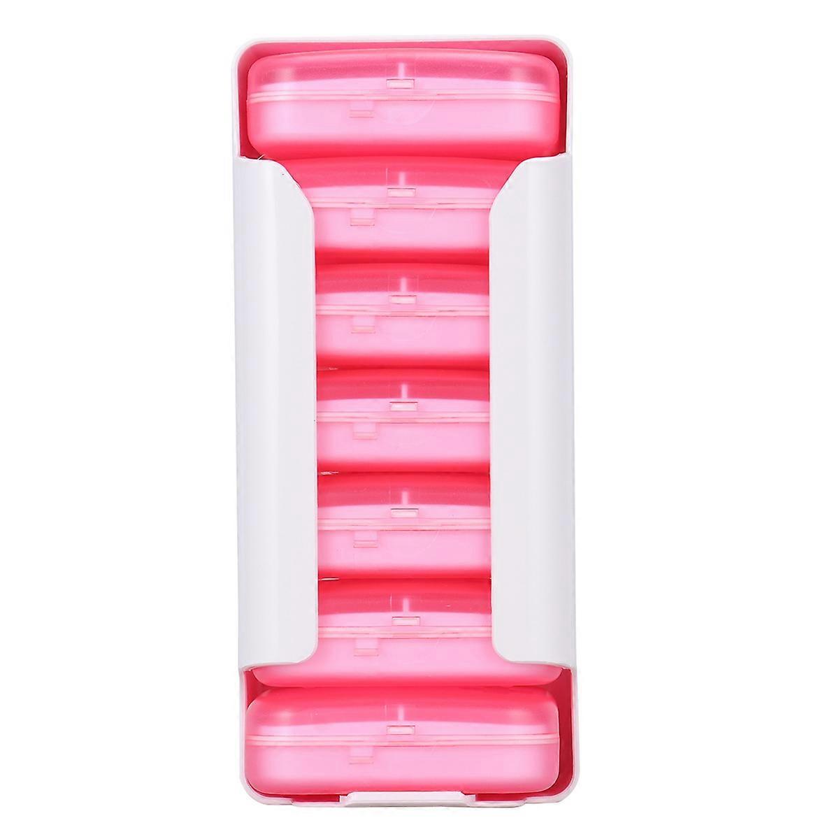 Medicine Storage Case Pill Organizer with Drawer Style for 2Sets