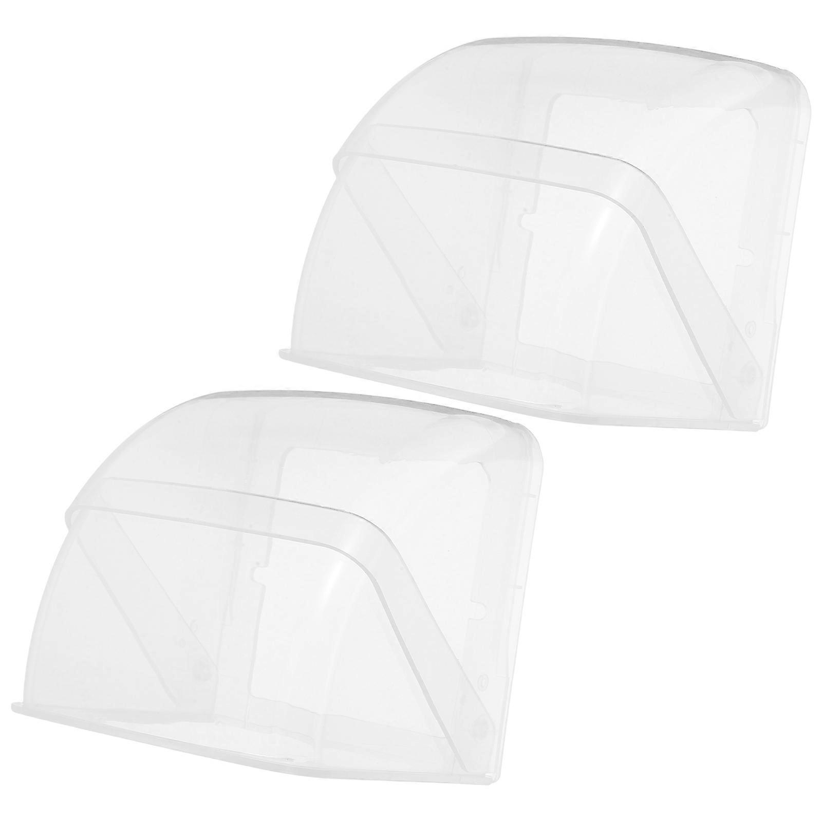 Waterproof Transparent Cover for Electrical Outlet Outdoor Socket Protection 2Pcs