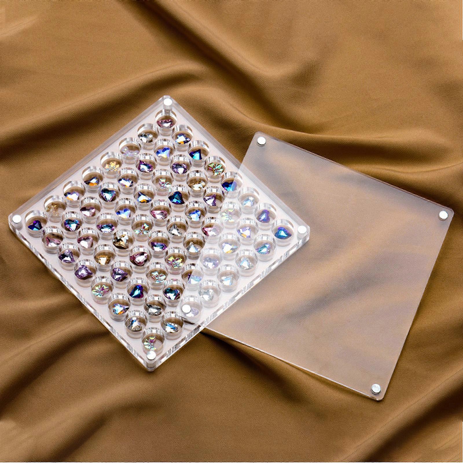 Delicate Acrylic Display Holder Presentation Box with Removable Lid for Shell Display Practical Shell Storage Case Multicolor